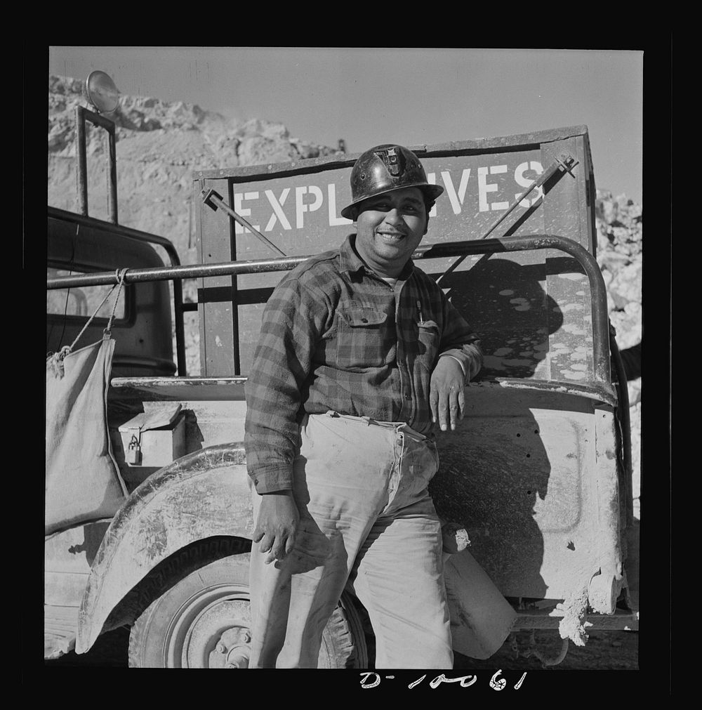 Production. Copper. This hardy worker is one of the men who transport and dispense the explosives used for blasting at a…