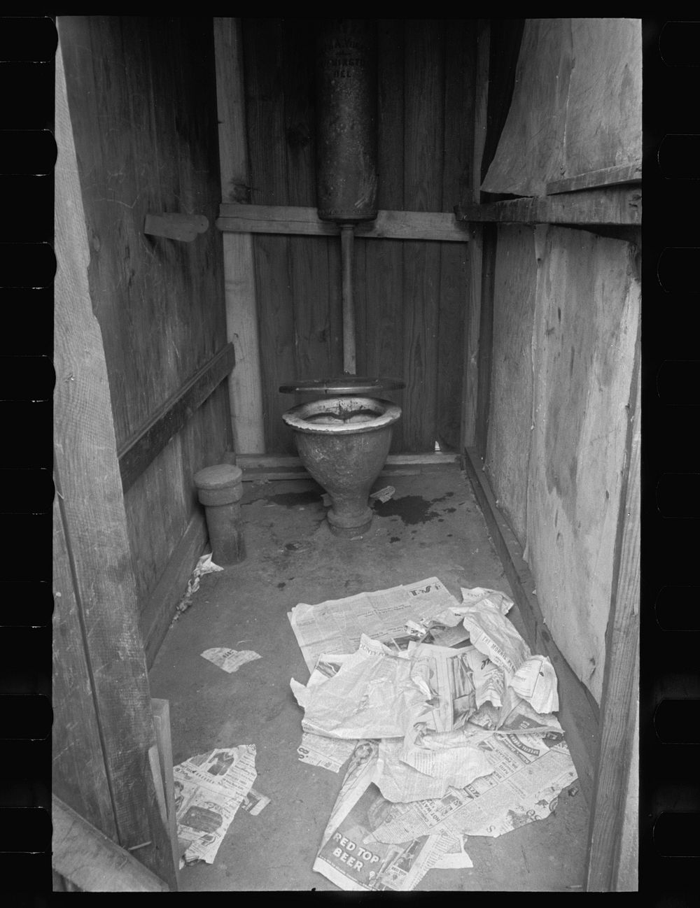 [Untitled photo, possibly related to: Typical outside toilet, Cincinnati, Ohio]. Sourced from the Library of Congress.