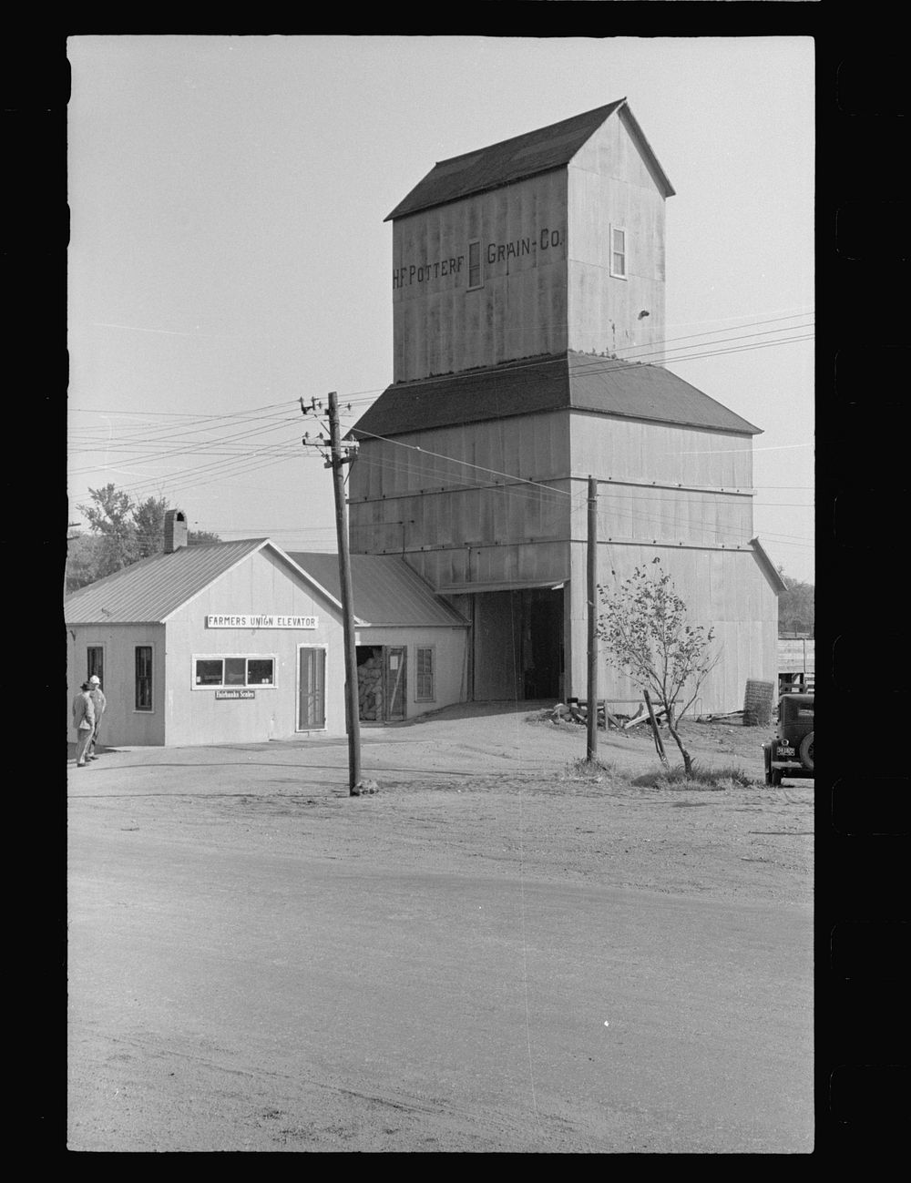 Farmer's Union Coop, elevator, Centralia, Kansas. This cooperative, which also runs a general store in town, has received a…
