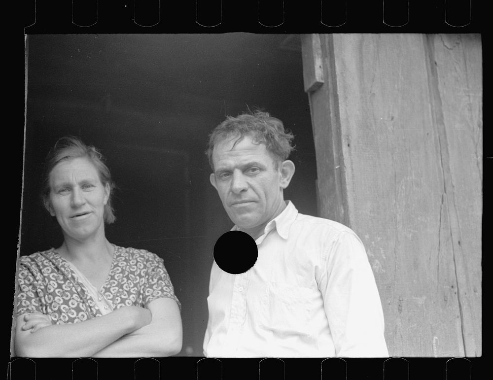 [Untitled photo, possibly related to: Coal miner and wife, Kempton, West Virginia]. Sourced from the Library of Congress.