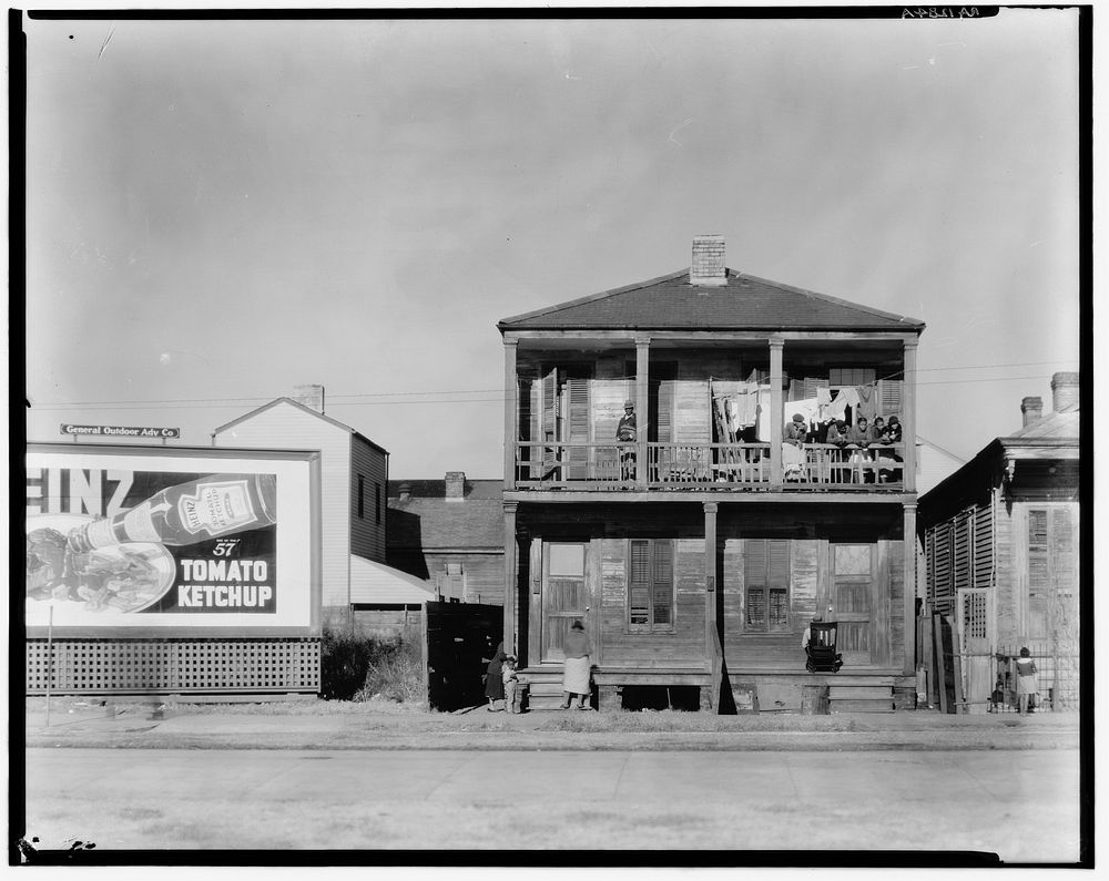  house in New Orleans. Louisiana. Sourced from the Library of Congress.
