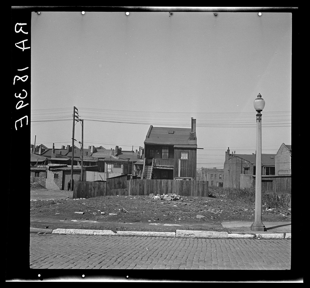 Slums. Saint Louis, Missouri. Sourced from the Library of Congress.