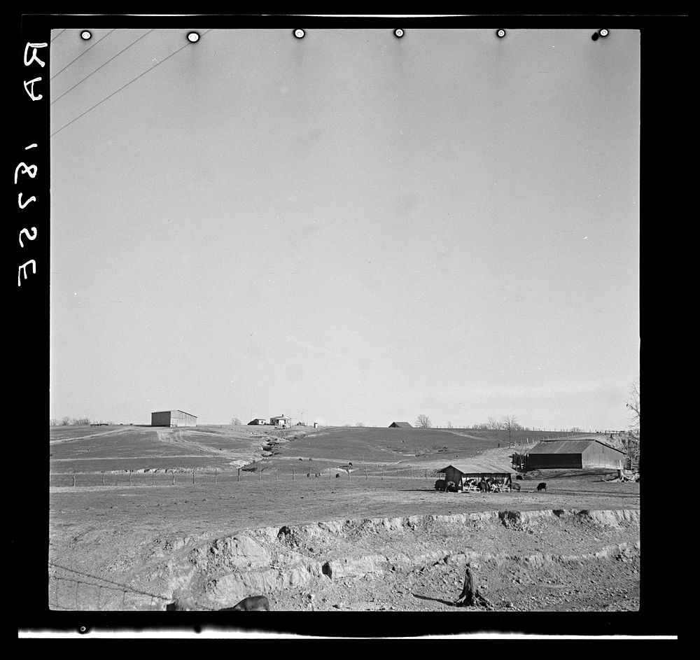 Erosion on a Missouri farm. Sourced from the Library of Congress.