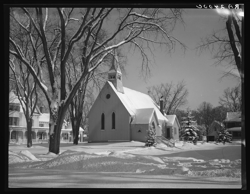 Church at Lancaster, New Hampshire. Sourced from the Library of Congress.
