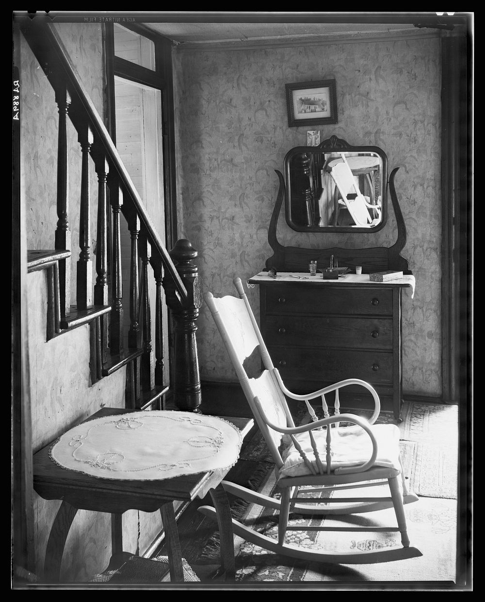 Interior of unemployed man's house. Morgantown, West Virginia. Sourced from the Library of Congress.