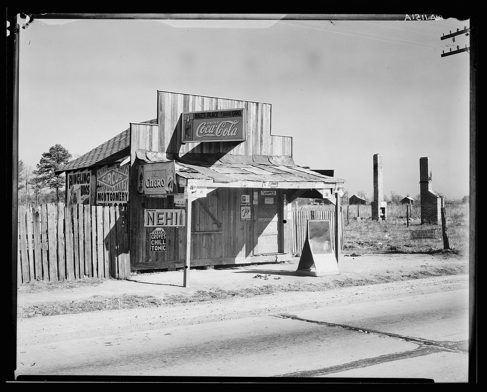 Coca-Cola shack in Alabama. Sourced from the Library of Congress.