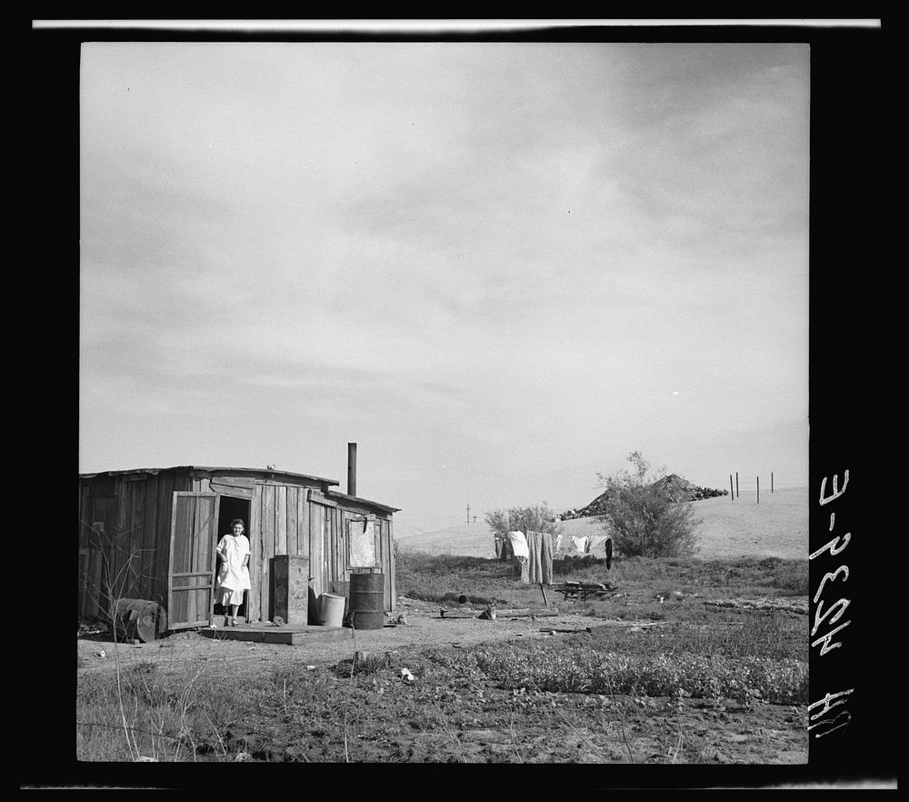 Miner's home. Cherokee County, Kansas. Sourced from the Library of Congress.