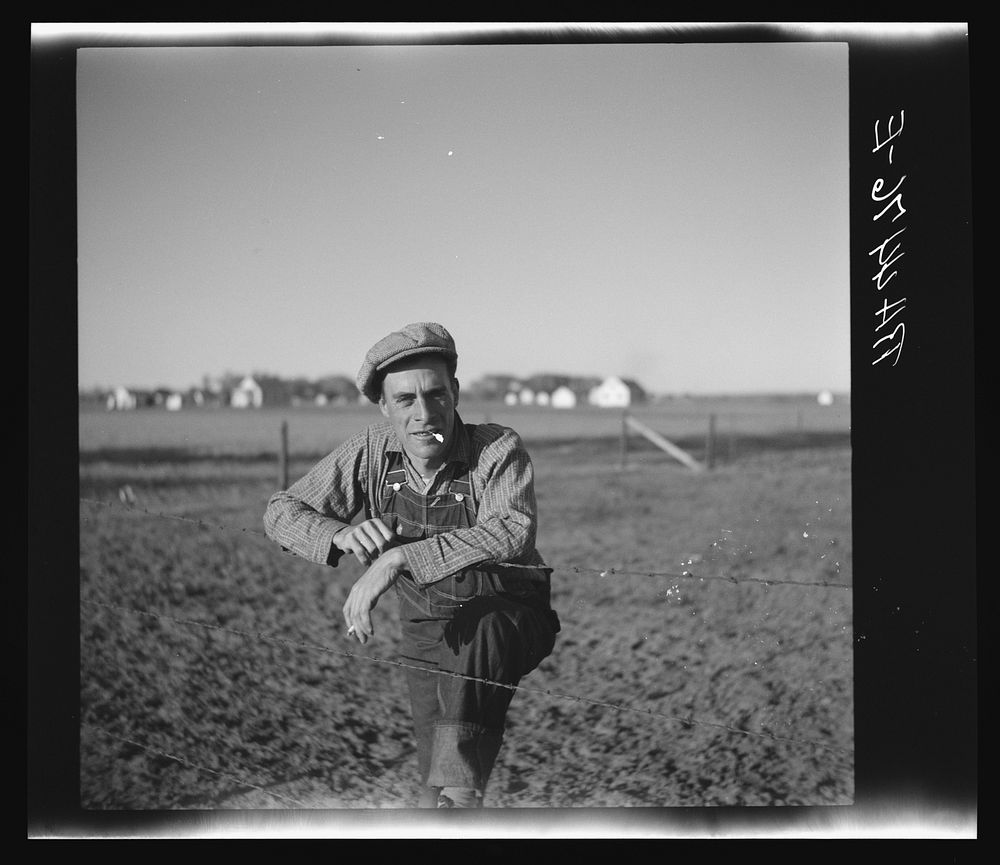 One of the Douglas County farmsteaders. Nebraska. Sourced from the Library of Congress.