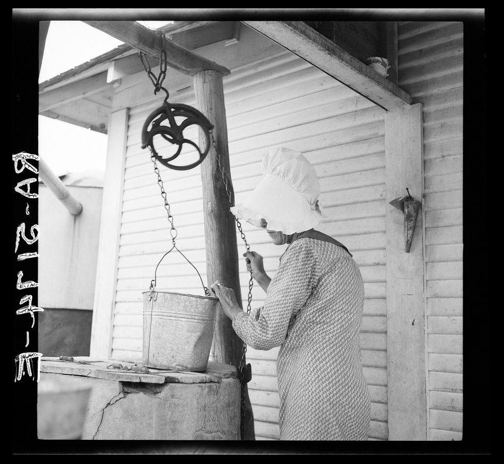 Rehabilitation client. Kaufman County, Texas. Sourced from the Library of Congress.