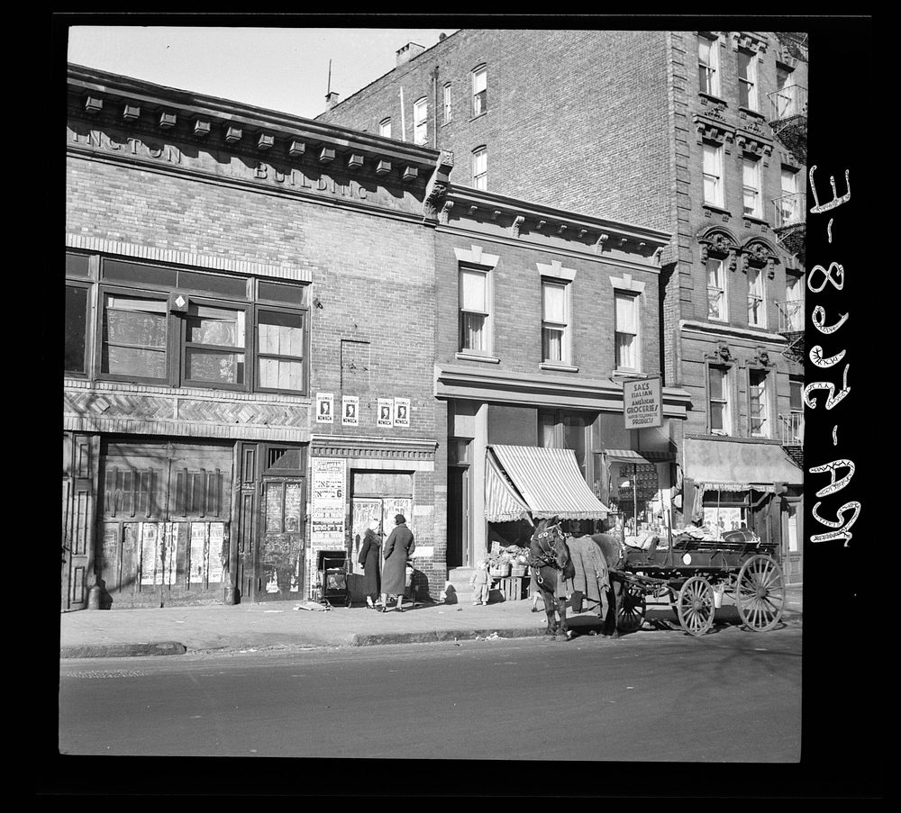 Scene from the Bronx tenement district from which many of the New Jersey homesteaders have come. New York. Sourced from the…