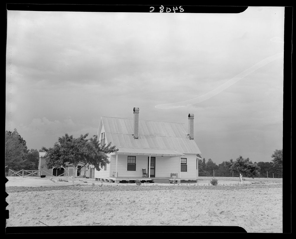 Farm on tenant security project. North Carolina. Sourced from the Library of Congress.