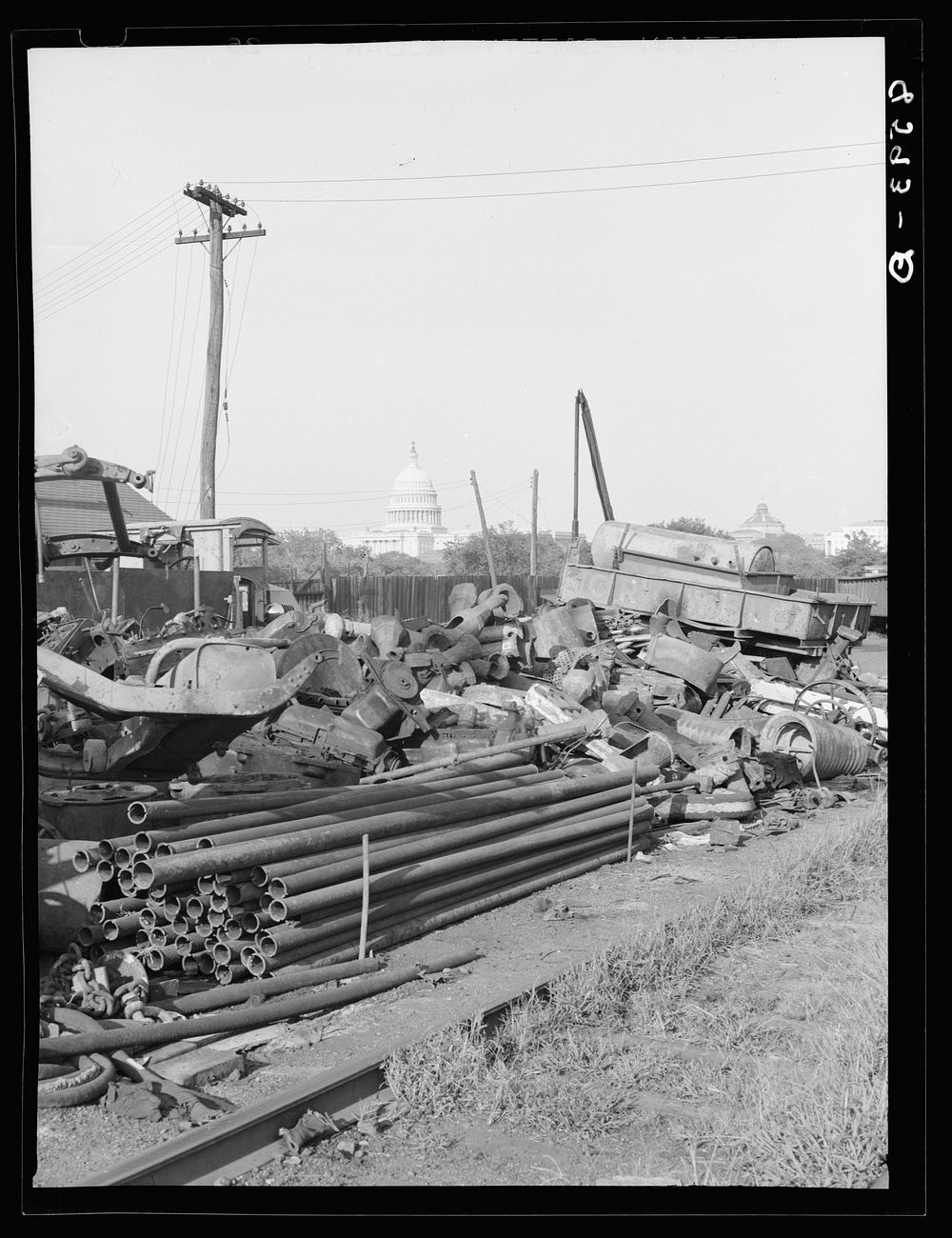 Junkyard. Washington, D.C.. Sourced Library Free Photo rawpixel