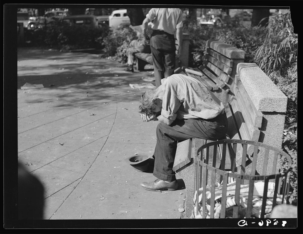 Unemployed youth. Washington, D.C.. Sourced from the Library of Congress.