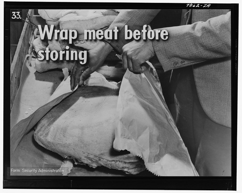 After curing, wrap the meat in heavy, clean wrapping paper--not newspaper. This helps to keep out the insects, and takes up…