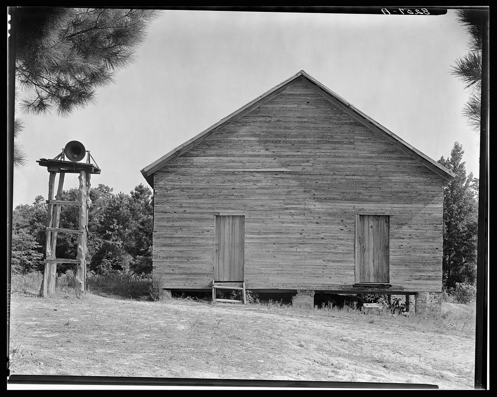 [Schoolhouse, Alabama]. Sourced from the Library of Congress.