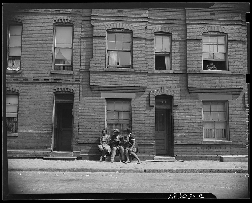 Washington, D.C. Apartment house at 1739 Seaton Road. Sourced from the Library of Congress.