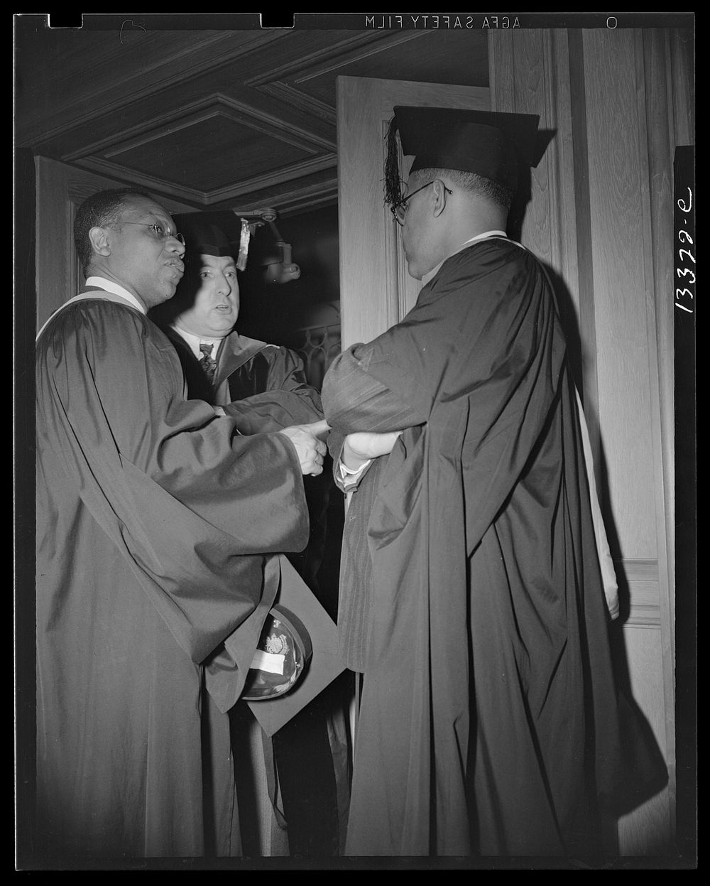 Washington, D.C. Faculty members of the Howard University during commencement. Sourced from the Library of Congress.