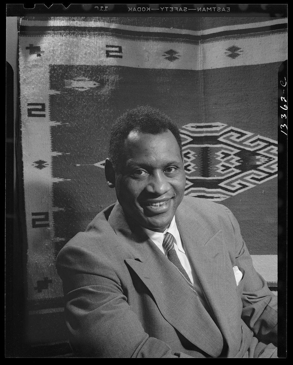 Washington, D.C. Paul Robeson, baritone. Sourced from the Library of Congress.