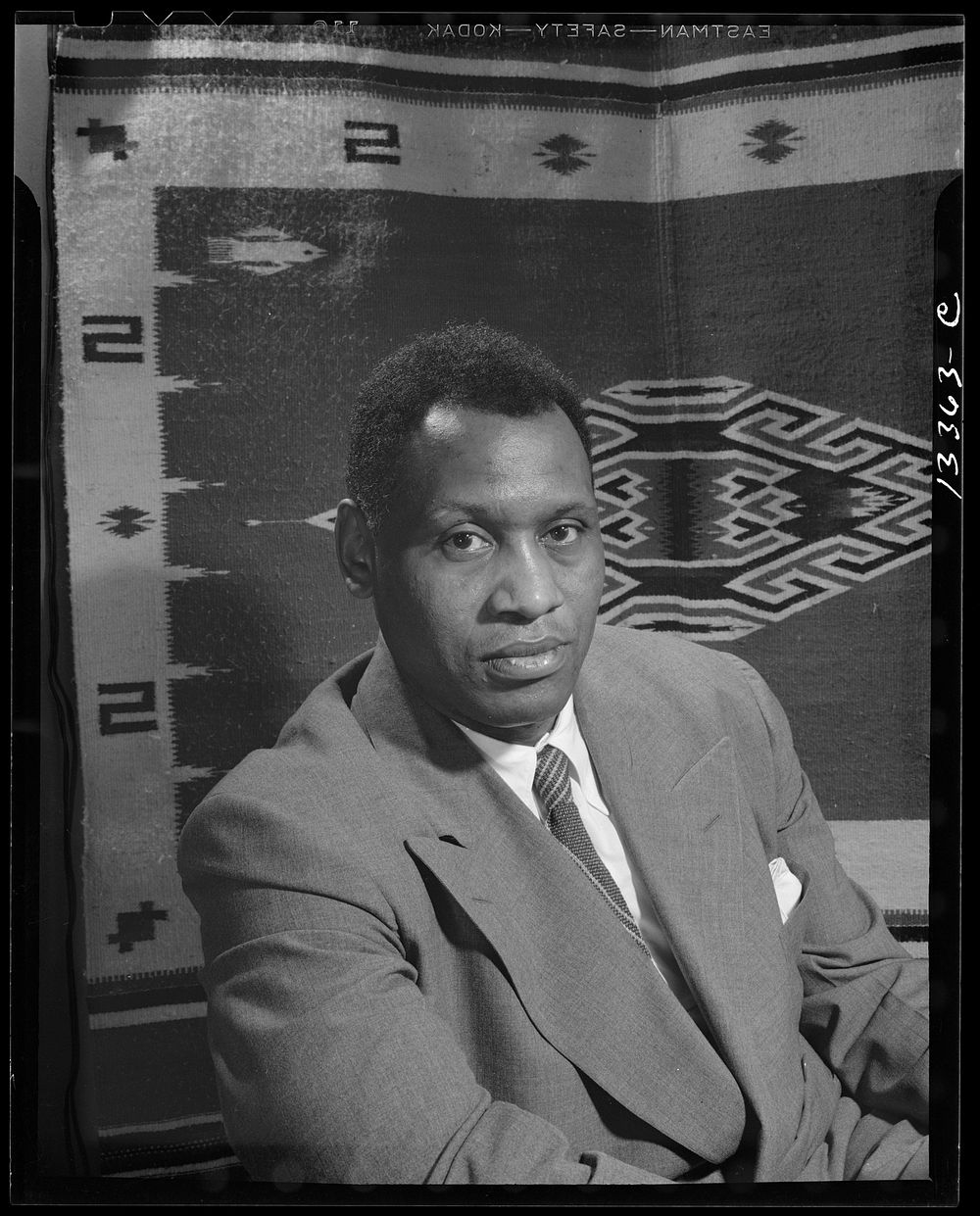 Washington, D.C. Paul Robeson, baritone. Sourced from the Library of Congress.