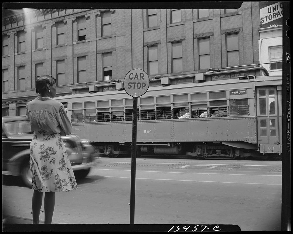 Washington, D.C. Street corner, 7th Street and Florida Avenue, N.W.. Sourced from the Library of Congress.