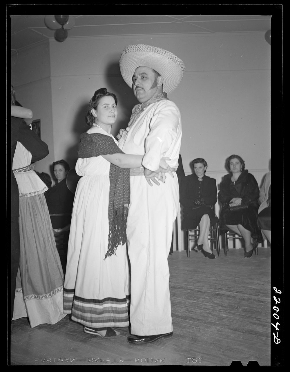 Brownsville, Texas. Charro Days fiesta. Triple L Club dance. Sourced from the Library of Congress.
