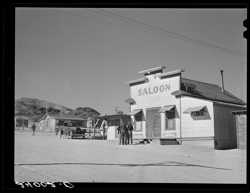 Street in Silver Peak, Nevada. Sourced from the Library of Congress.