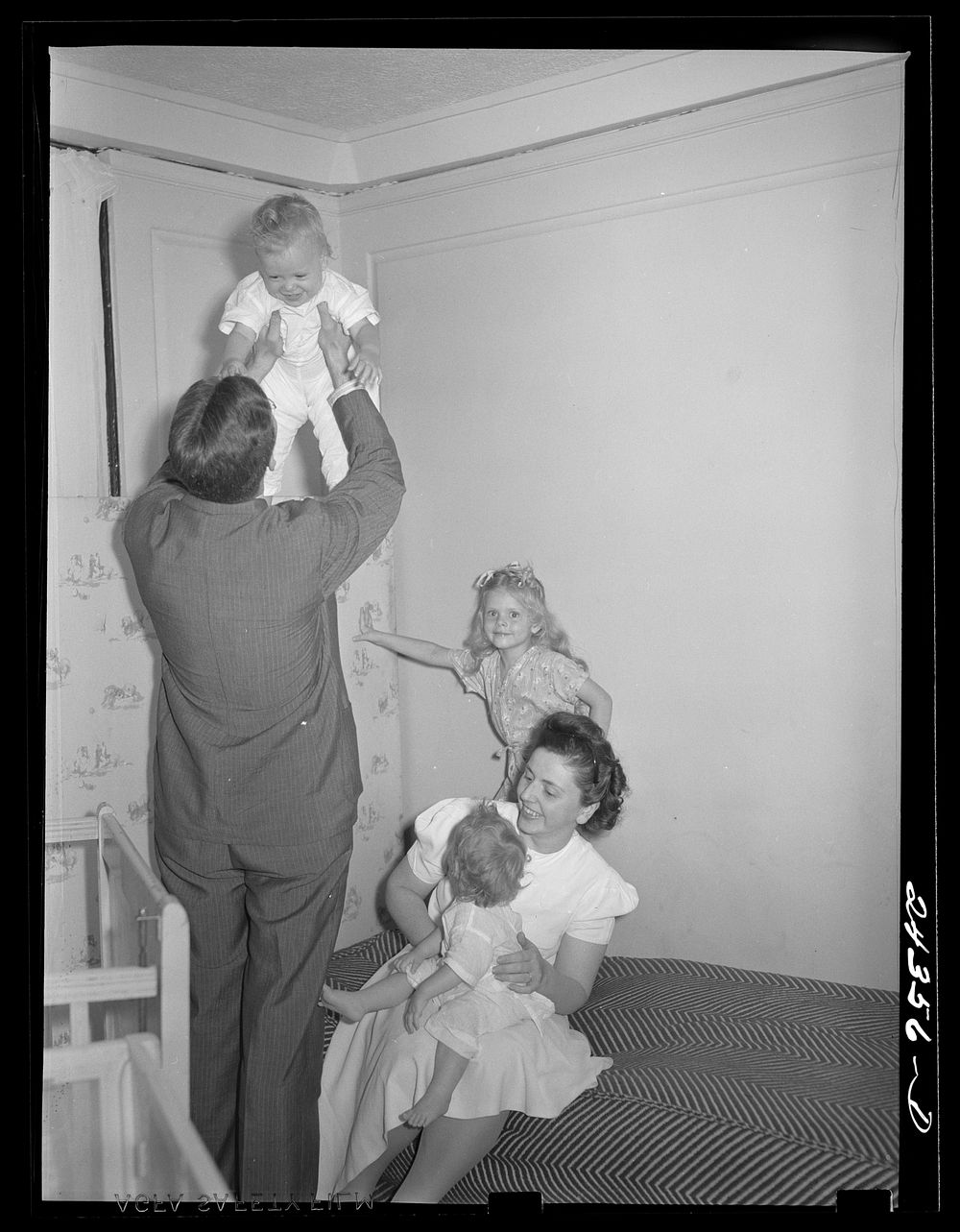 [Untitled photo, possibly related to: Family living at Forest Hills. New York City]. Sourced from the Library of Congress.