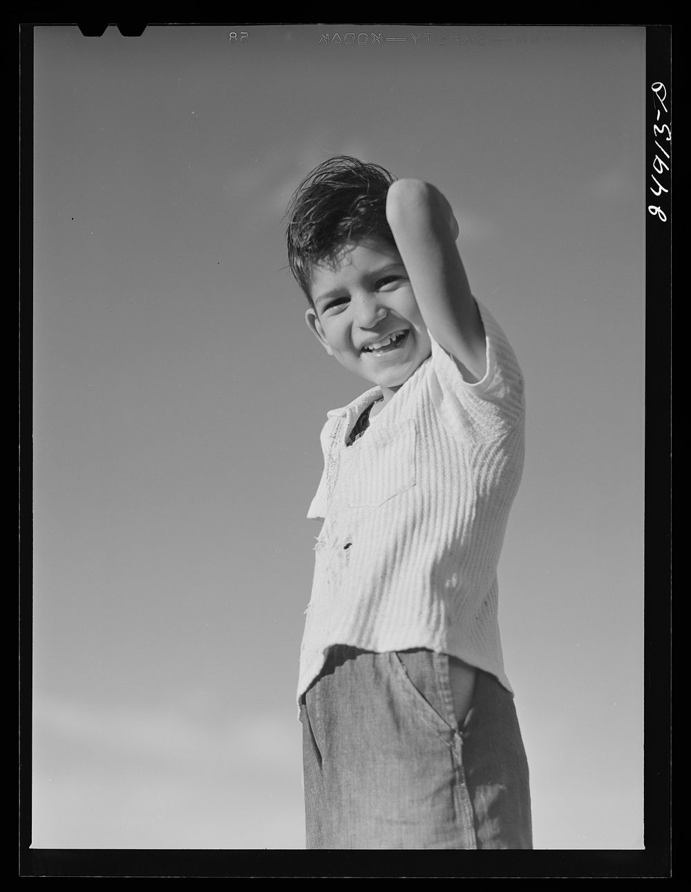[Untitled photo, possibly related to: Migratory worker's child. Robstown FSA (Farm Security Administration) camp, Texas].…