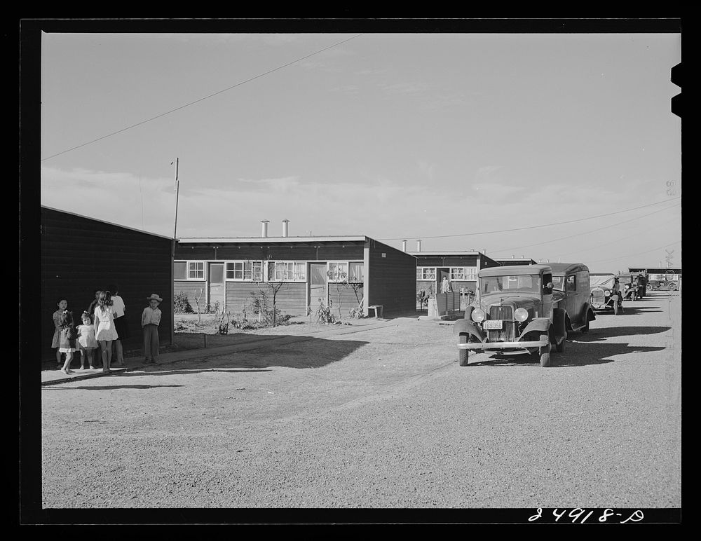 Robstown, Texas. FSA (Farm Security Administration) migratory workers camp. Sourced from the Library of Congress.