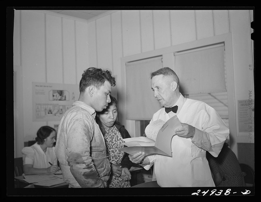 Corpus Christi, Texas. Privately supported tuberculosis clinic supervised by a doctor. Majority of the patients are Latin…