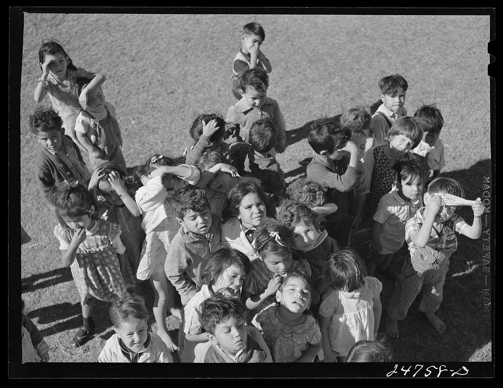 [Untitled photo, possibly related to: Robstown, Texas. FSA (Farm Security Administration) migratory workers' camp. Nursery…