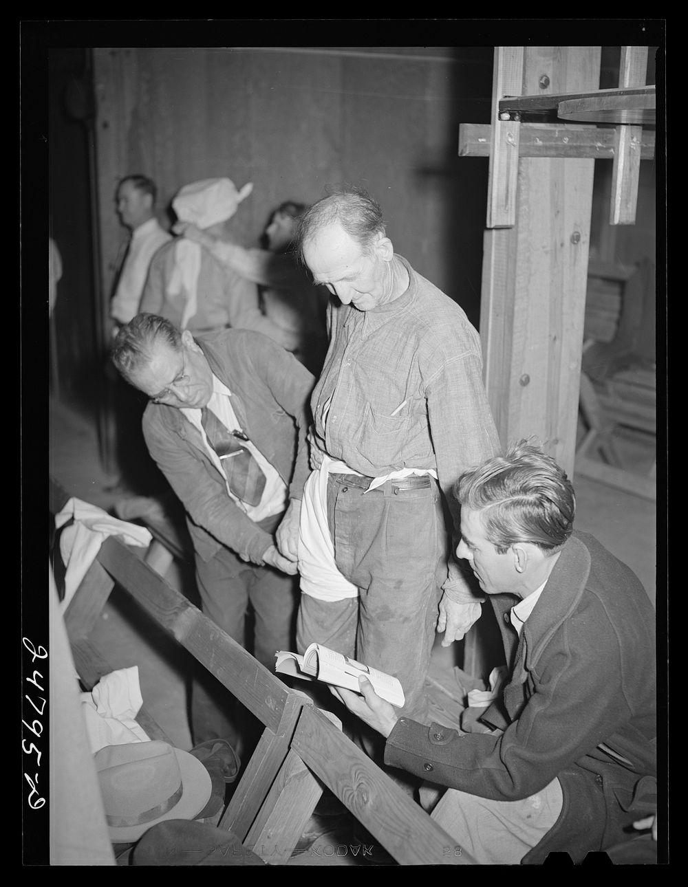 First aid class at community center. Robstown, Texas. Sourced from the Library of Congress.