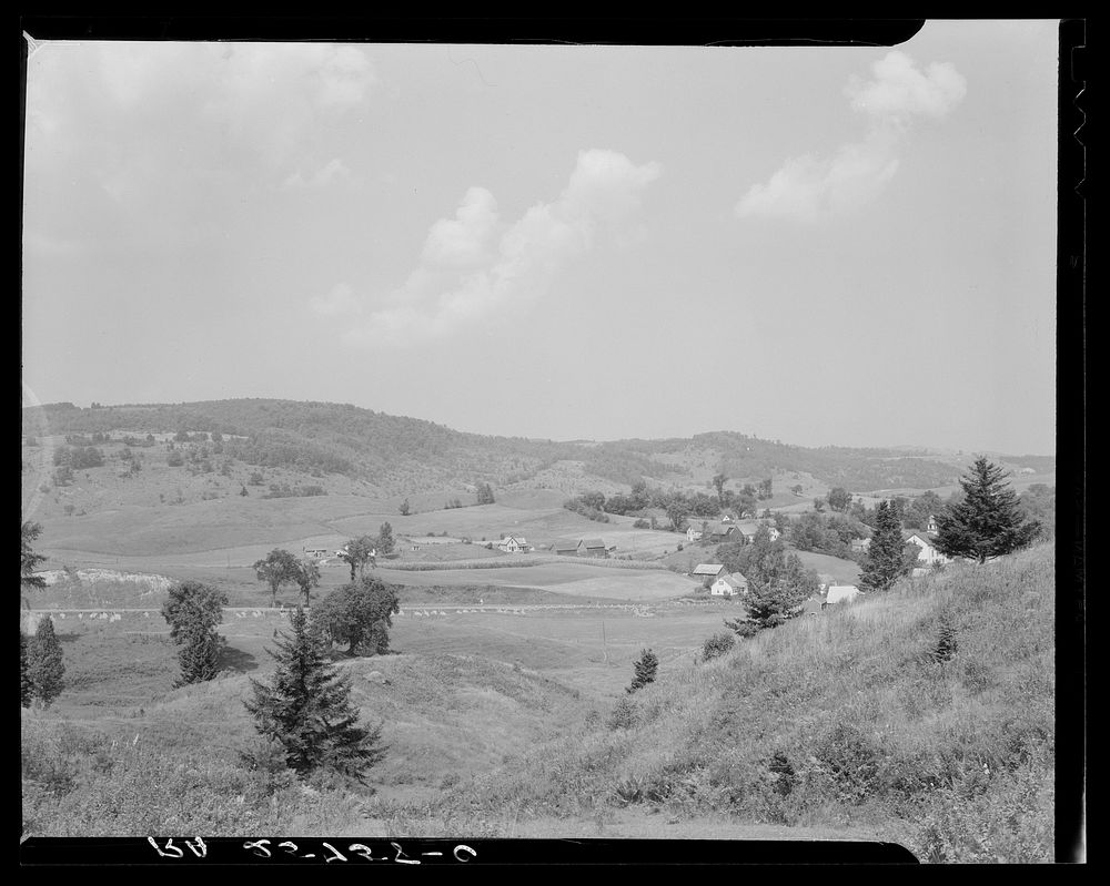 Farmland. Lamoille County, Vermont. Sourced from the Library of Congress.