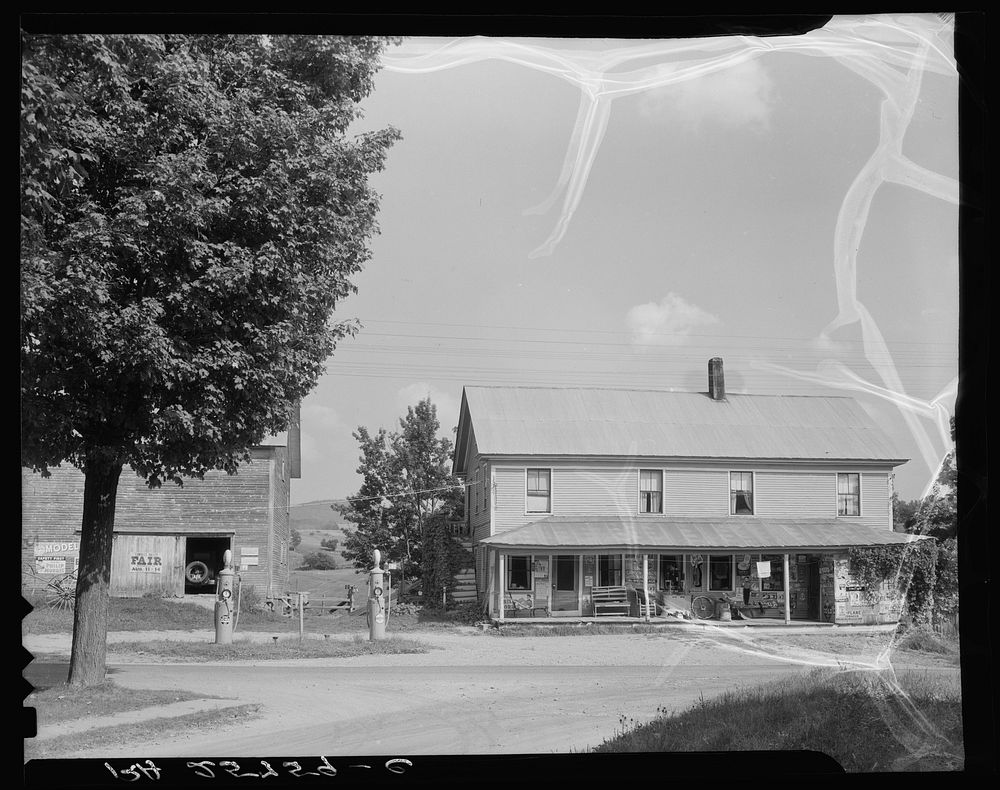 Store. Lowell, Vermont. Sourced from the Library of Congress.