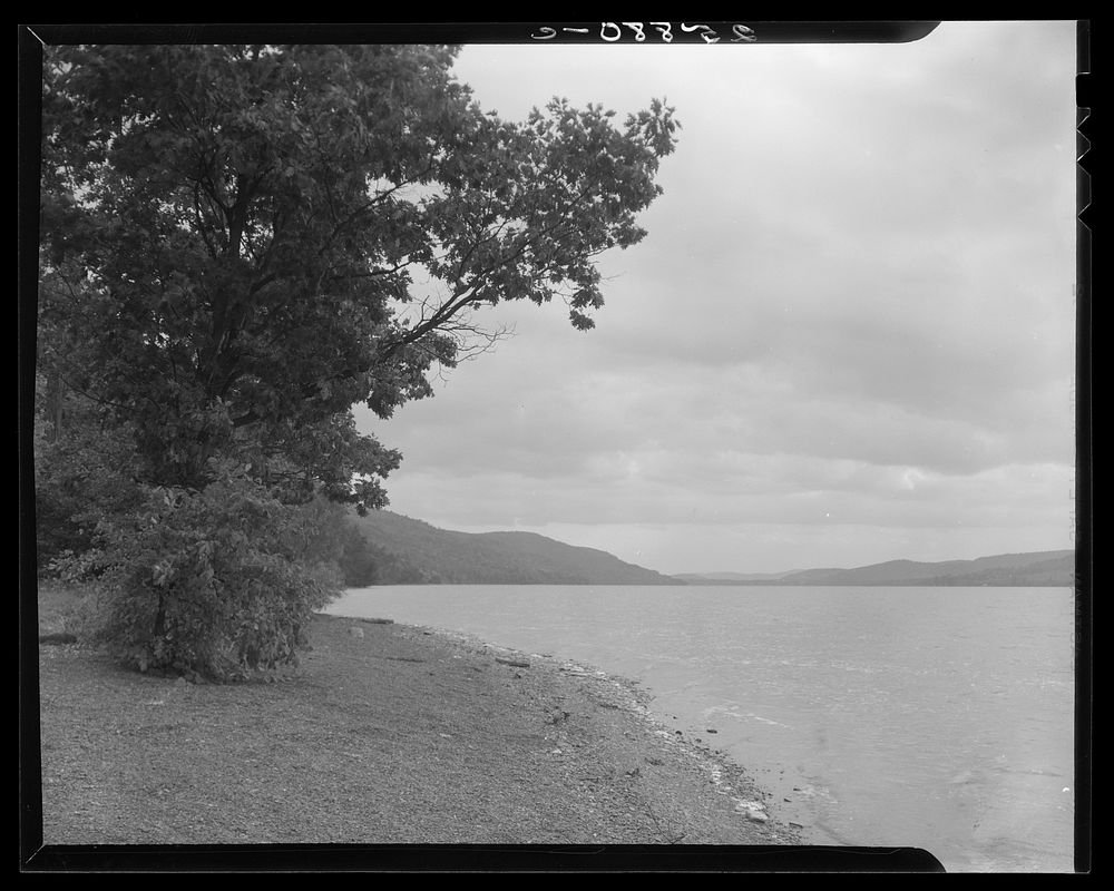 Otsego County, New York. Otsego Lake. Sourced from the Library of Congress.