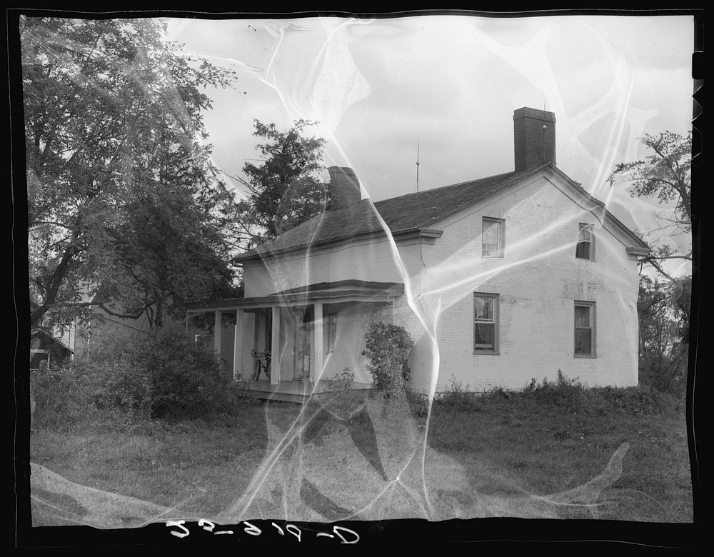 House of Anton Weber, resettled farmer. Tompkins County, New York. Sourced from the Library of Congress.