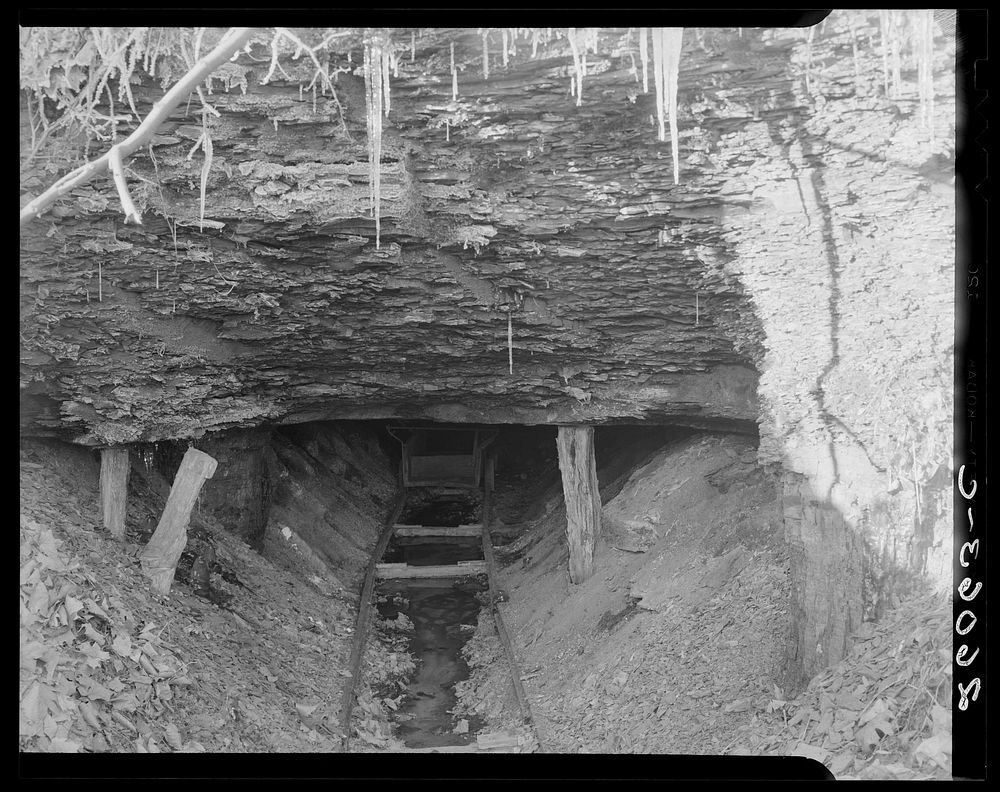 Abandoned coal mine. Garrett County, Maryland. Sourced from the Library of Congress.