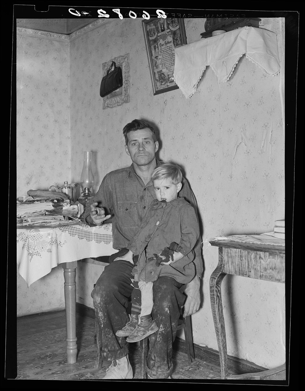 Fred Stein and son. Garrett County, Maryland. Sourced from the Library of Congress.