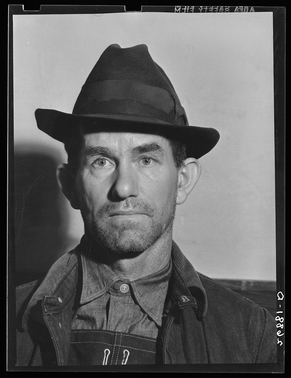 Unemployed miner, Herrin, Illinois. General caption: Williamson County, Illinois, once produced 11,000,000 tons of coal per…