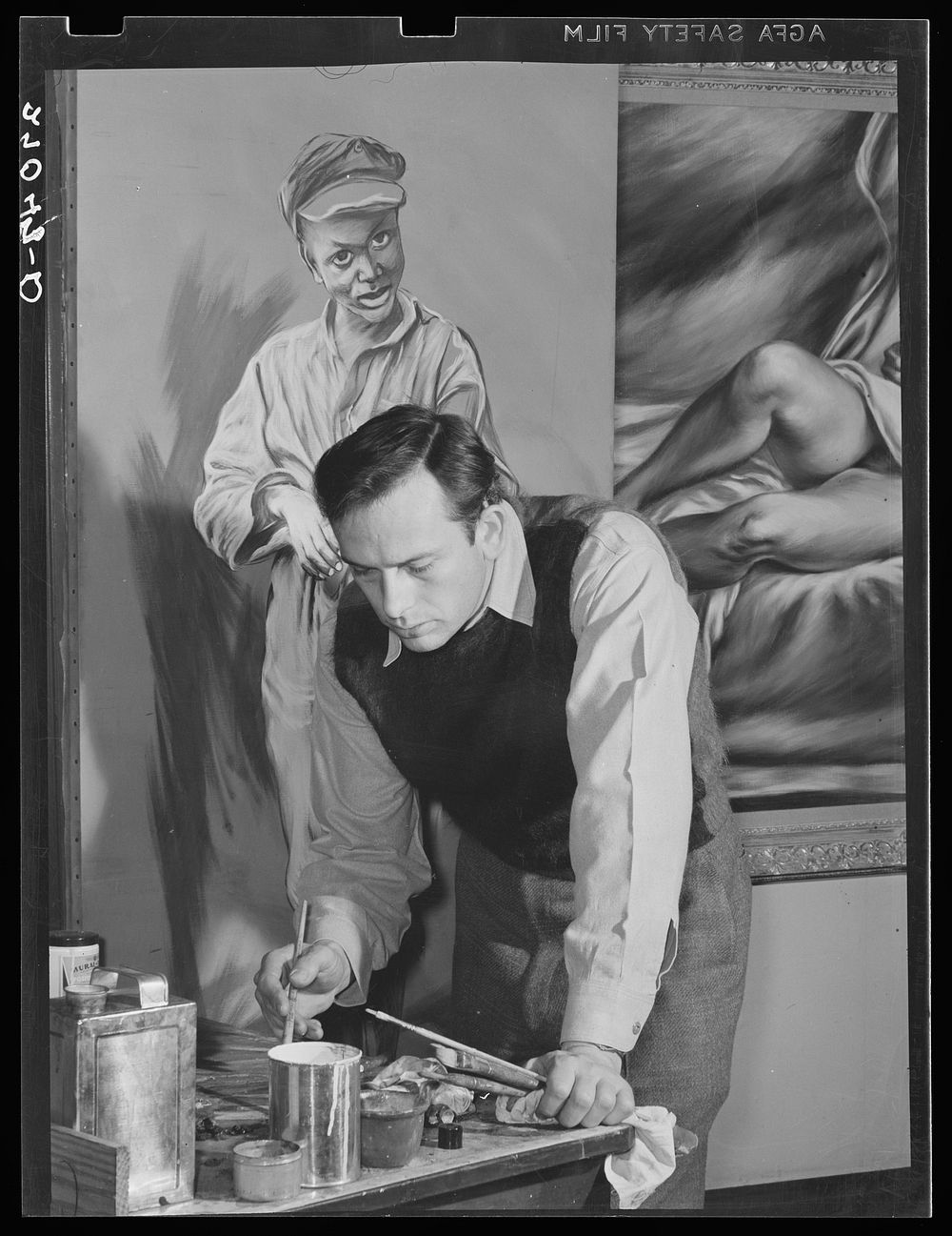 Joe Jones, artist. Saint Louis, Missouri. Sourced from the Library of Congress.