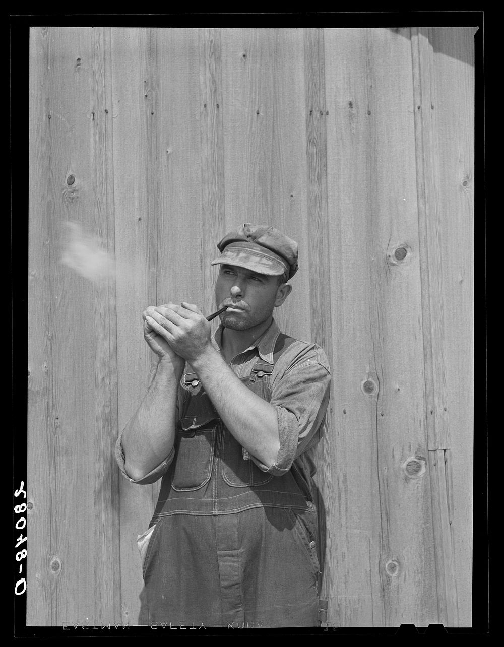 [Untitled photo, possibly related to: Farmer. Jasper County, Iowa]. Sourced from the Library of Congress.