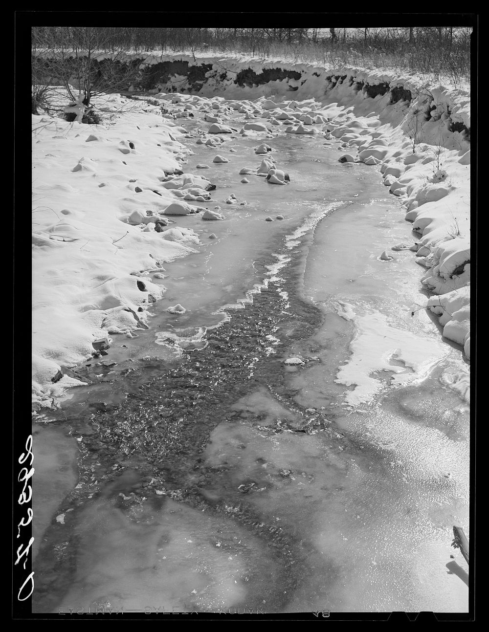 Creek. Ross County, Ohio. Sourced from the Library of Congress.
