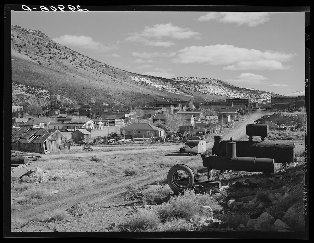 Ghost mining town once produced over eighty million dollars in gold, silver and load. Eureka, Nevada. Sourced from the…