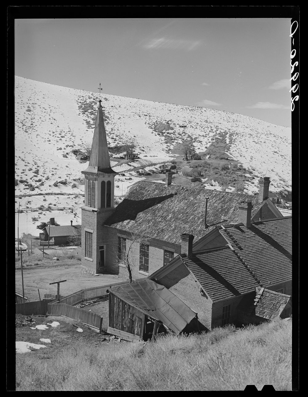 Church in abandoned mining town. Austin, Nevada. Sourced from the Library of Congress.