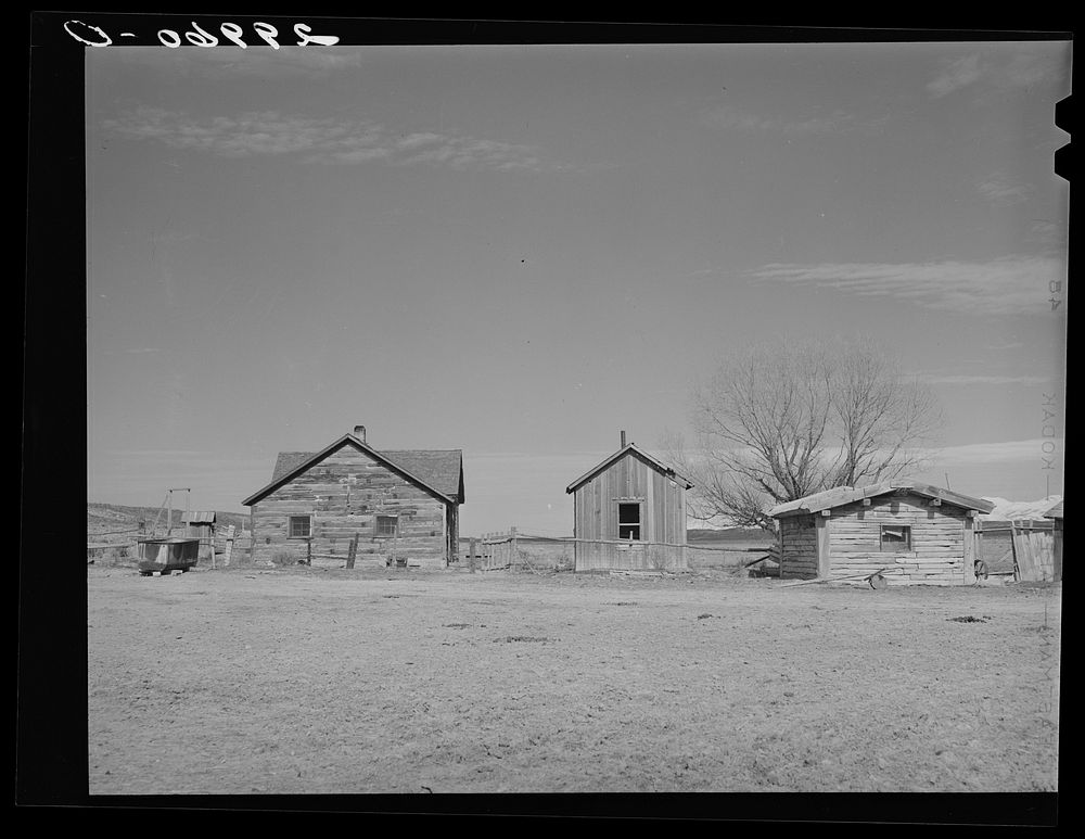 Cattle ranch. Elko County, Nevada. Sourced from the Library of Congress.