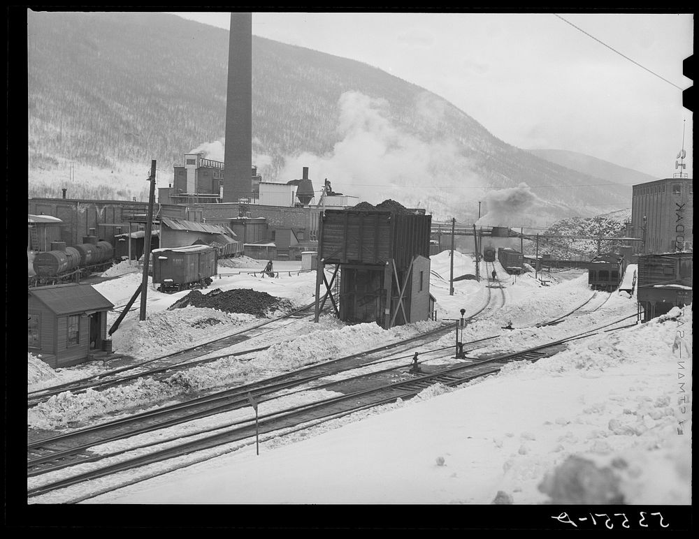 [Untitled photo, possibly related to: Berlin. New Hampshire, paper mill town inhabited largely by French-Canadians and…