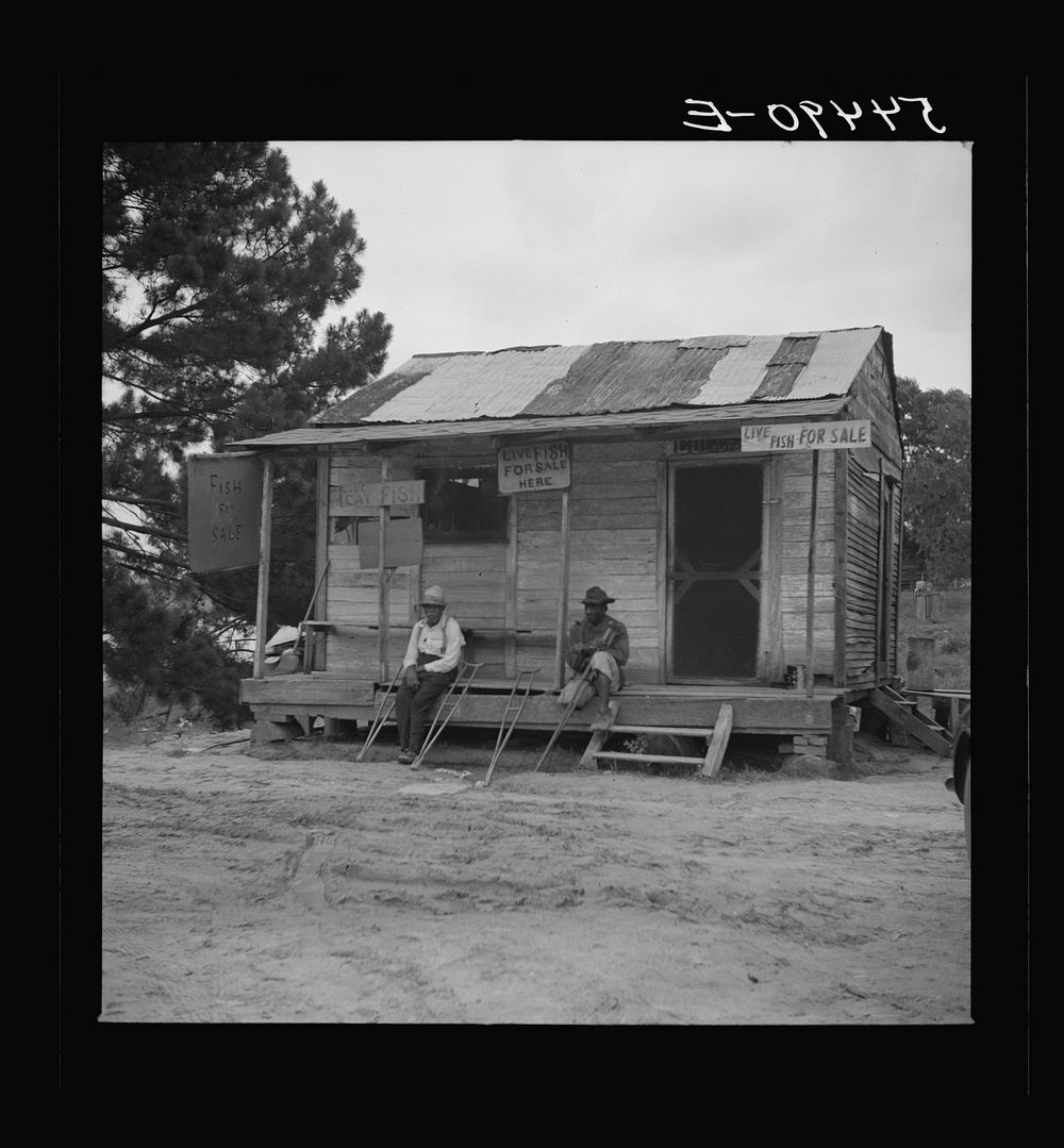 [Untitled photo, possibly related to: Store near Natchitoches, Louisiana]. Sourced from the Library of Congress.