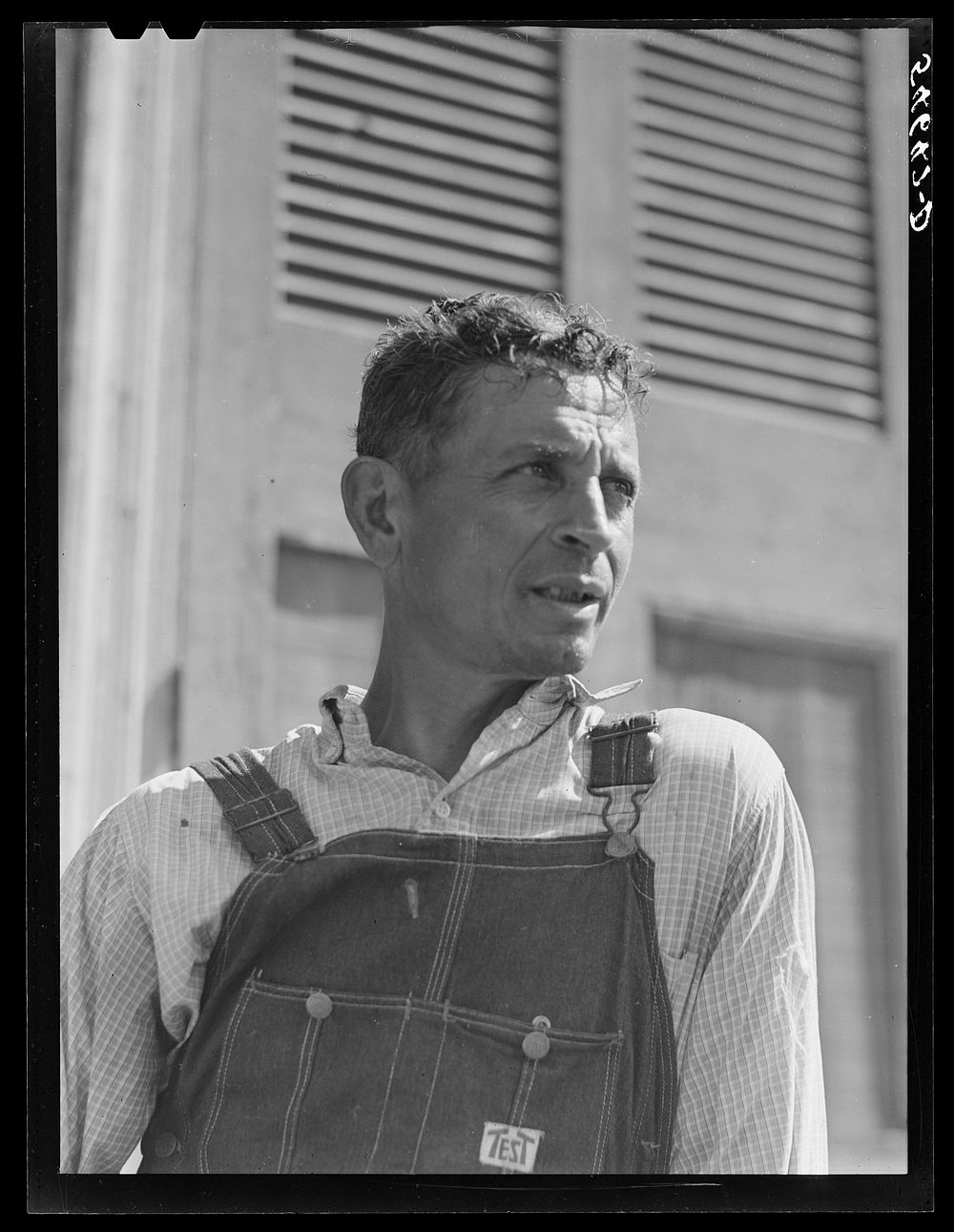 [Untitled photo, possibly related to: Melrose, Natchitoches Parish, Louisiana. Mulatto servant on John Henry cotton…