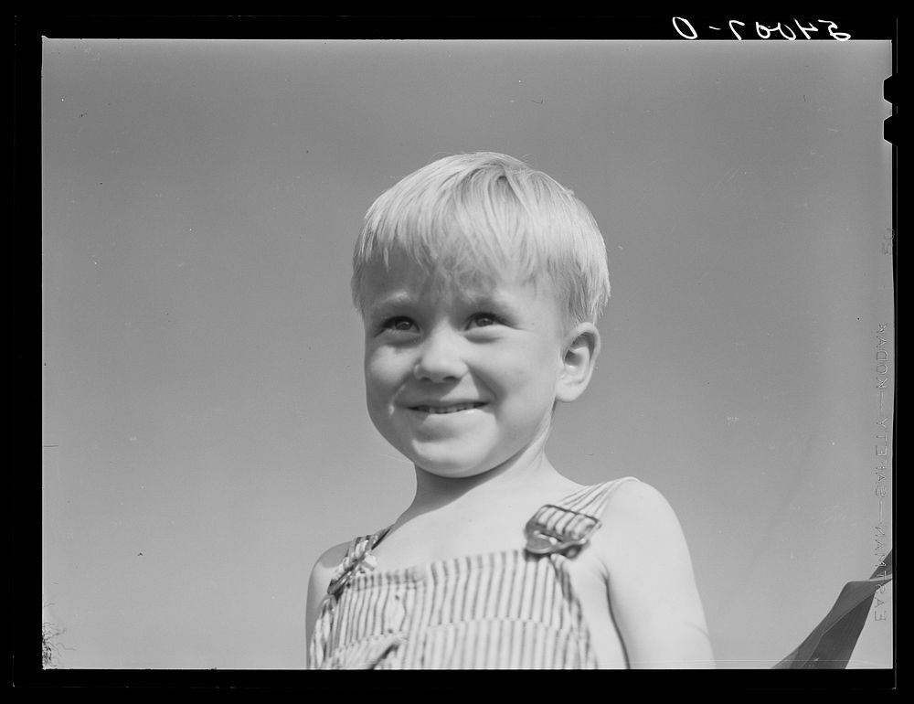 Son of one of project families. Transylvania Project, Louisiana. Sourced from the Library of Congress.