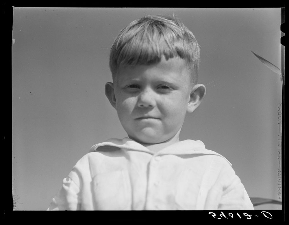 [Untitled photo, possibly related to: Son of one of project families. Transylvania Project, Louisiana]. Sourced from the…